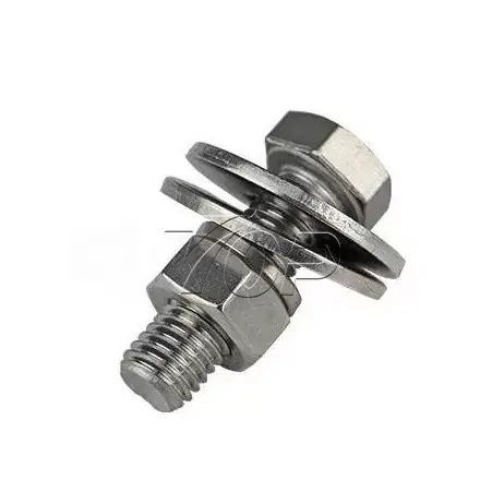 Hex bolts at nuts