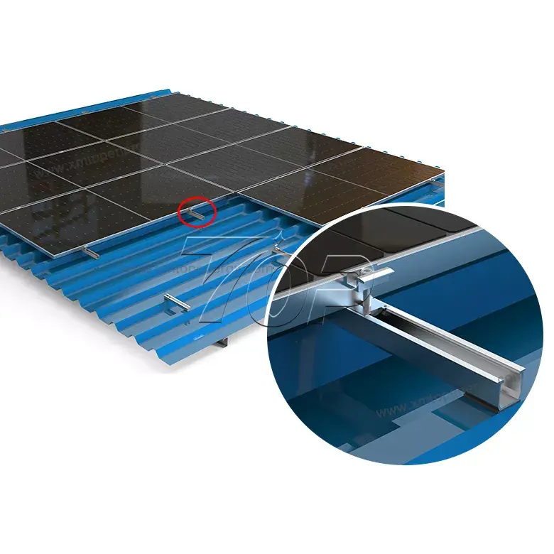 Railless solar racking