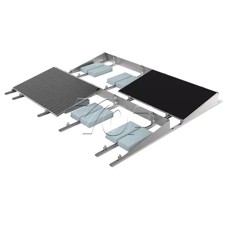 Ang mga solar mount para sa mga flat na bubong