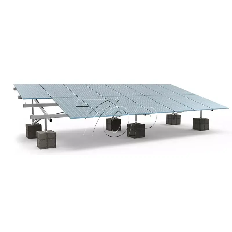 Ang mga solar flat na bubong ay naka -mount