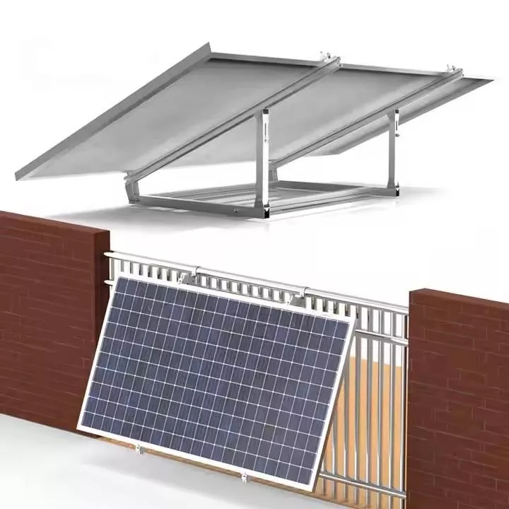 Solar panel balkonahe riles