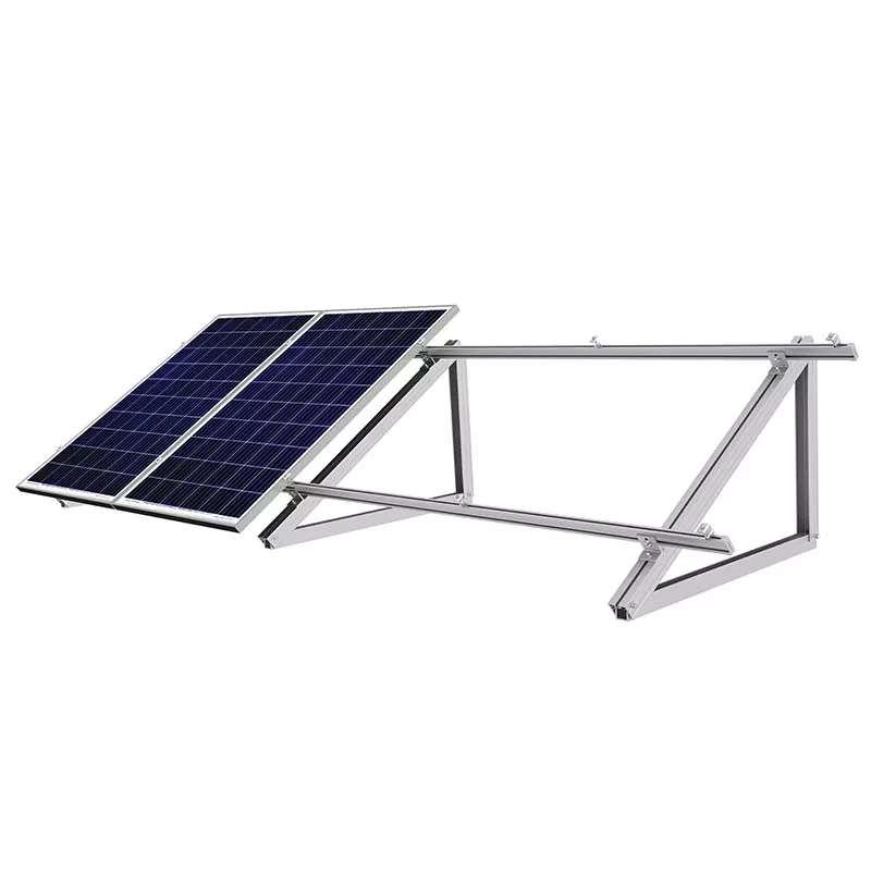 Mga panel ng solar sa flat bubong