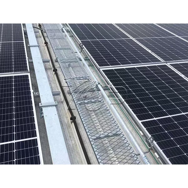 Solar rooftop walkway