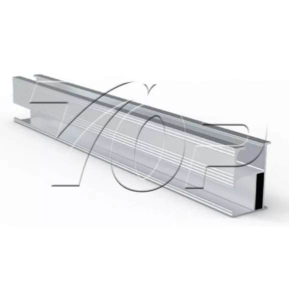 Solar mounting system aluminyo riles