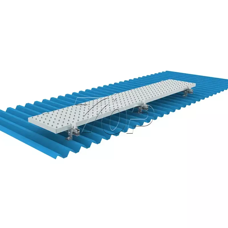 Walkway solar roof